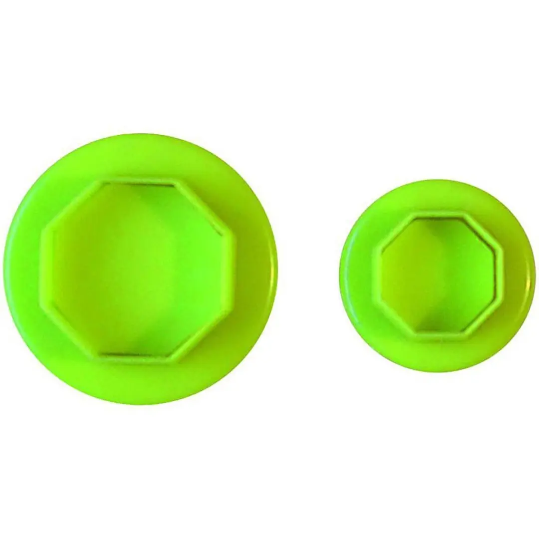 Viva Decor Mosaik Stanzer Octagon Plunjer Cutter - Set 2 Stuks