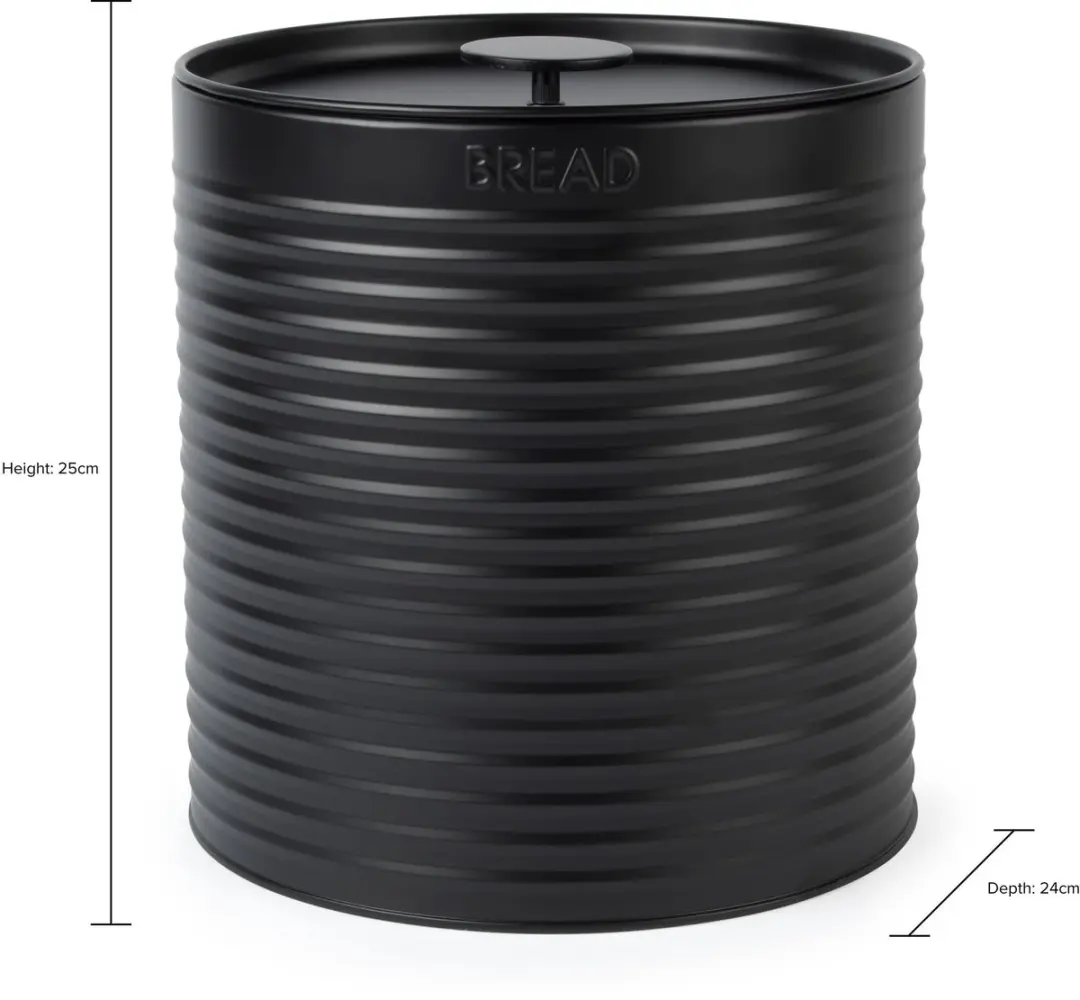 Russell Hobbs Geribbelde Broodtrommel - Zwart