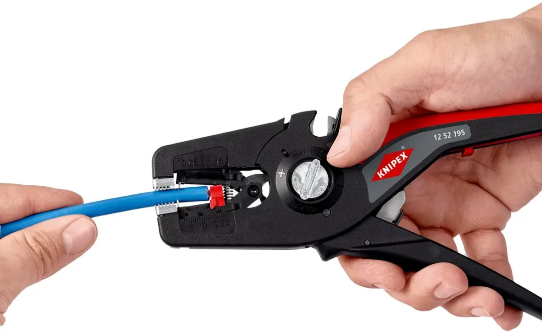 Knipex PreciStrip 16 12 52 195 SB Striptang 0.08-16mm²