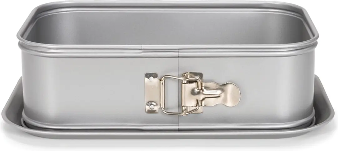 Patisse Springvorm Hoge Rand 28x18cm - Zilver