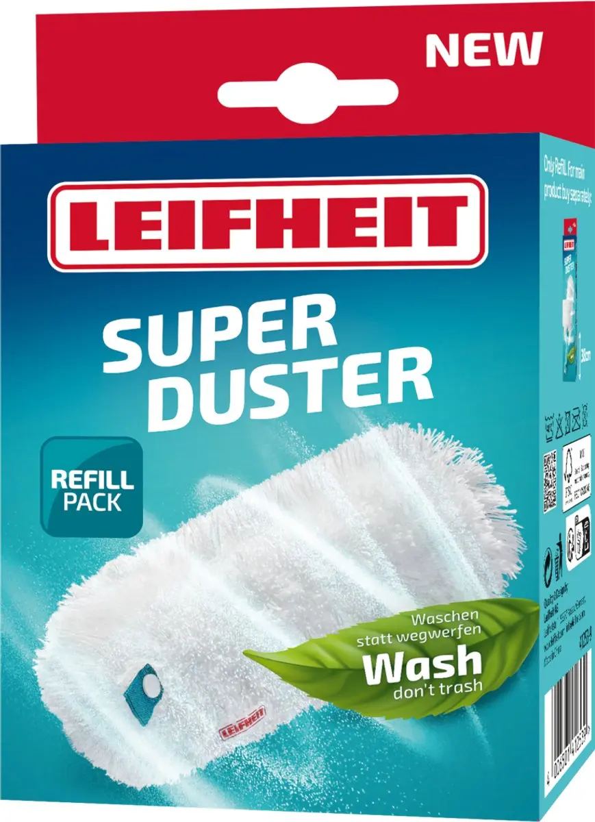 Leifheit Superduster Plumeau M - Microvezel 38cm - 50x Wasbaar