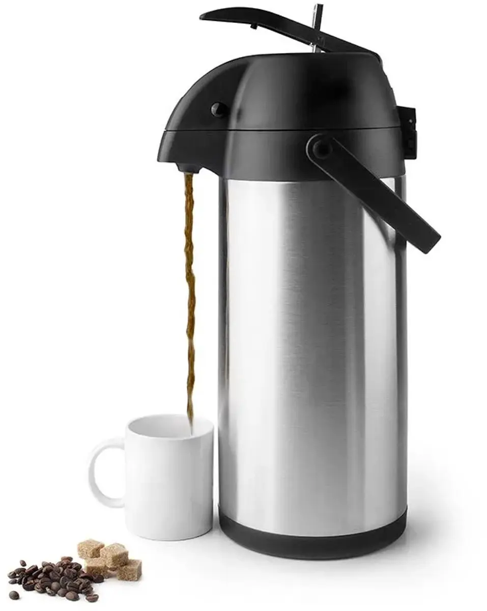 Ibili Thermo Air Pot 1.9L - Inox/Zwart - afbeelding 2 van 4