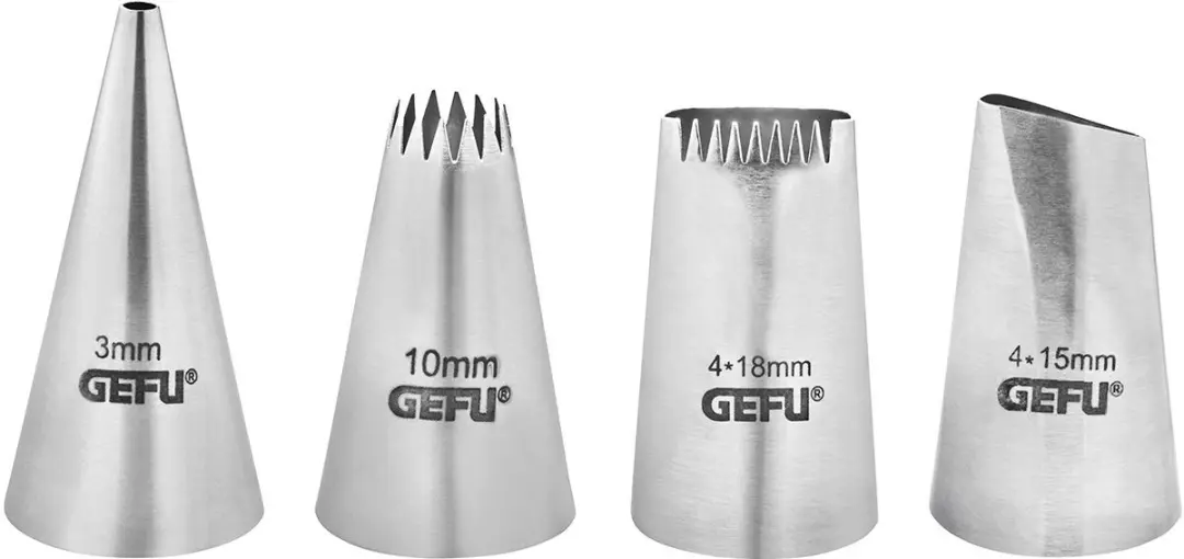 GEFU Decore Spuitmondjes Set 4-delig