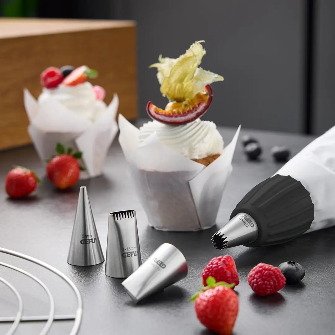 GEFU Decore Spuitmondjes Set 4-delig - RVS