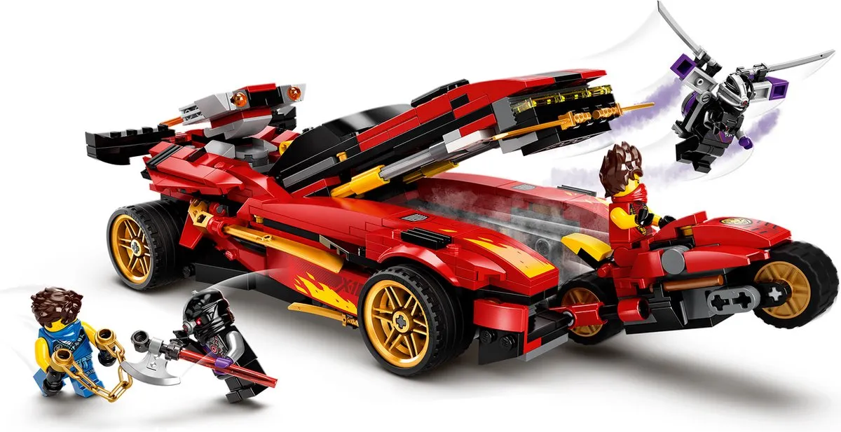 LEGO Ninjago Legacy X1 Ninja Charger 71737 - 5 Minifiguren