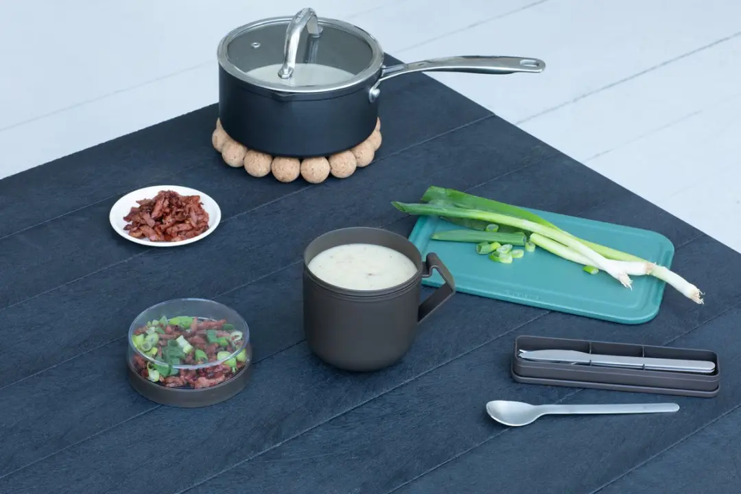 Brabantia Make & Take Soepbeker 600ml - Dark Grey - afbeelding 6 van 6
