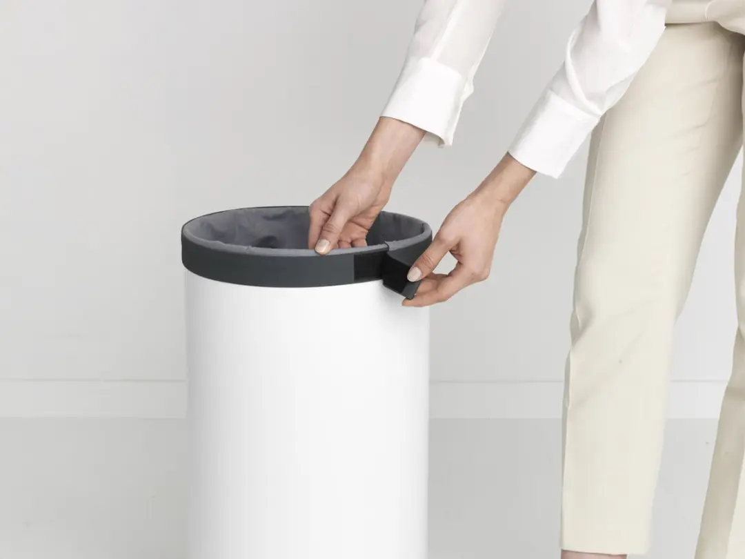 Brabantia Wasmand 35L - met deksel - Wit - afbeelding 6 van 6