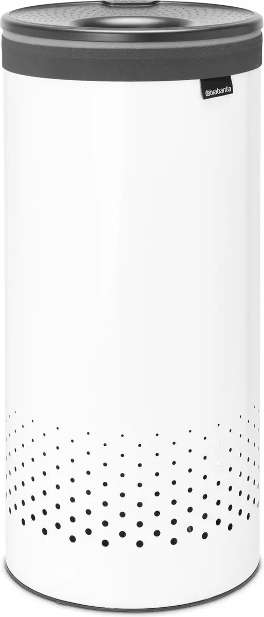 Brabantia Wasmand 35L - met deksel - Wit