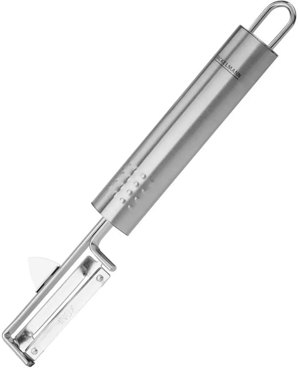 Fackelmann RVS Groenteschiller 19cm - Ovaal - 1 Messen - afbeelding 6 van 6