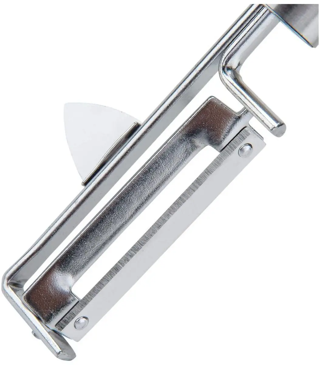 Fackelmann RVS Groenteschiller 19cm - Ovaal - 1 Messen