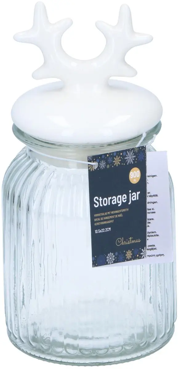 Alpina Kerstvoorraadpot 900ml Transparant