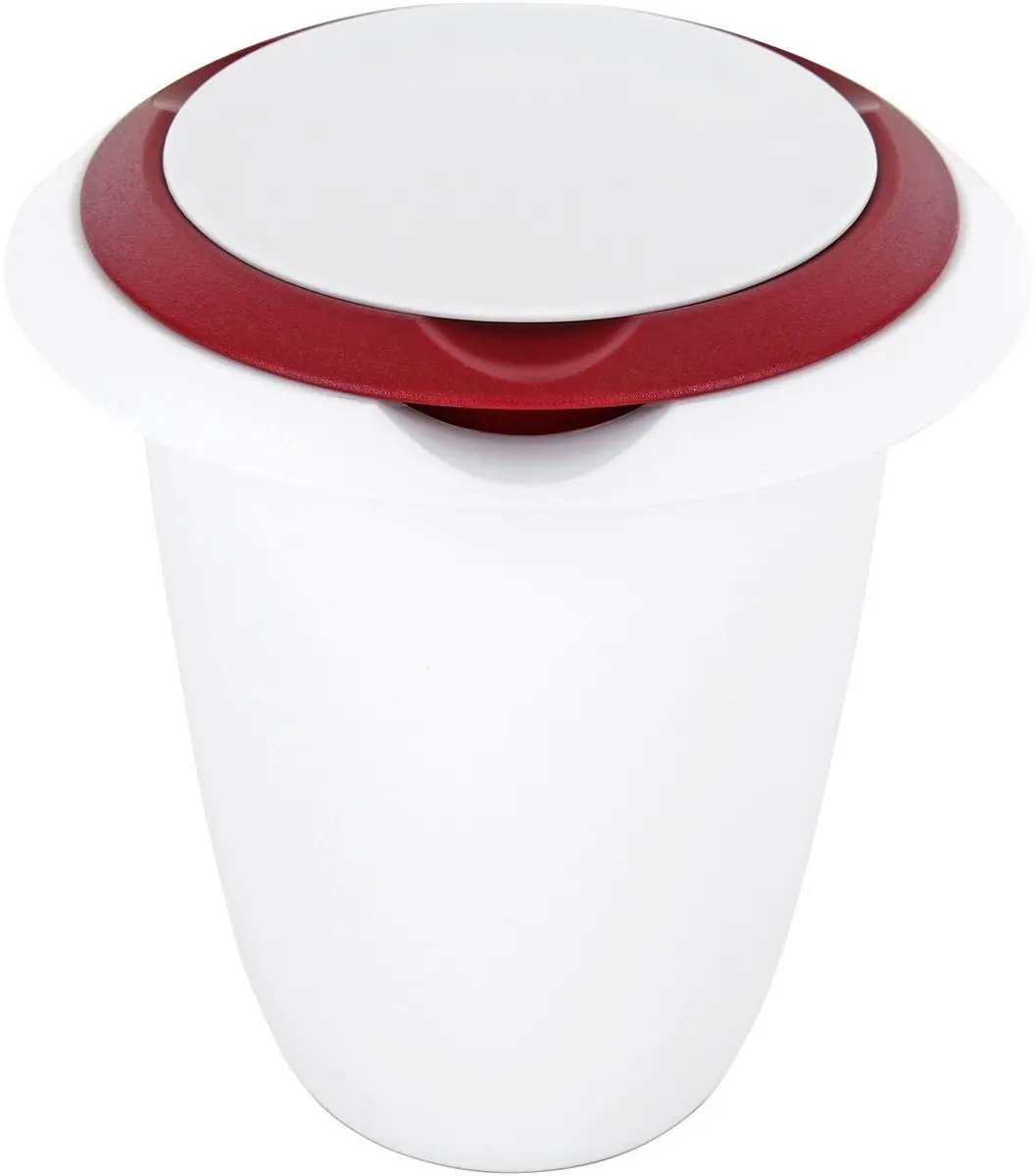 Westmark Beslagkom 1L - wit/rood - 3151227R