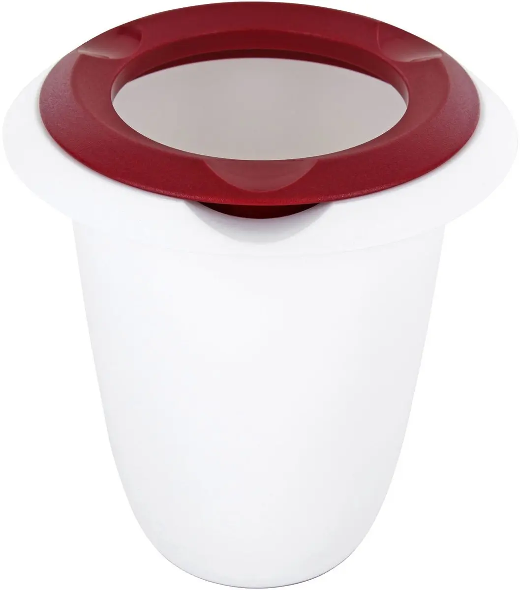 Westmark Beslagkom 1L - wit/rood - 3151227R