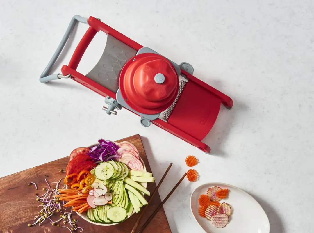DeBuyer Mandoline Swing Plus - Rood
