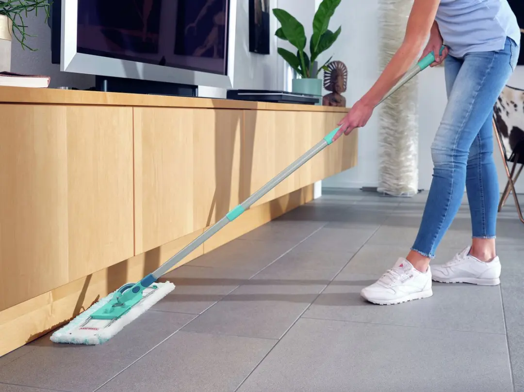 Leifheit Profi Vloerwisser XL Micro Duo 42cm - Grijs/Turquoise