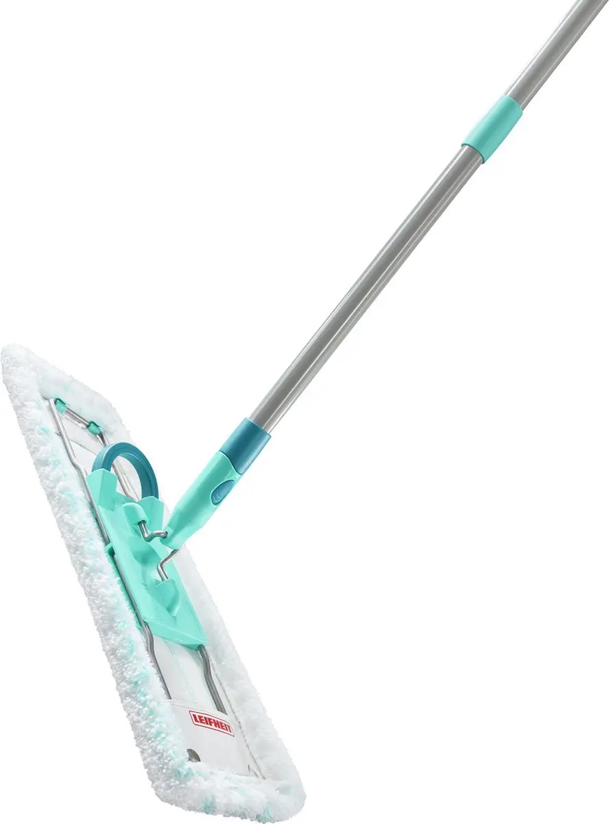 Leifheit Profi Vloerwisser XL Micro Duo 42cm - Grijs/Turquoise