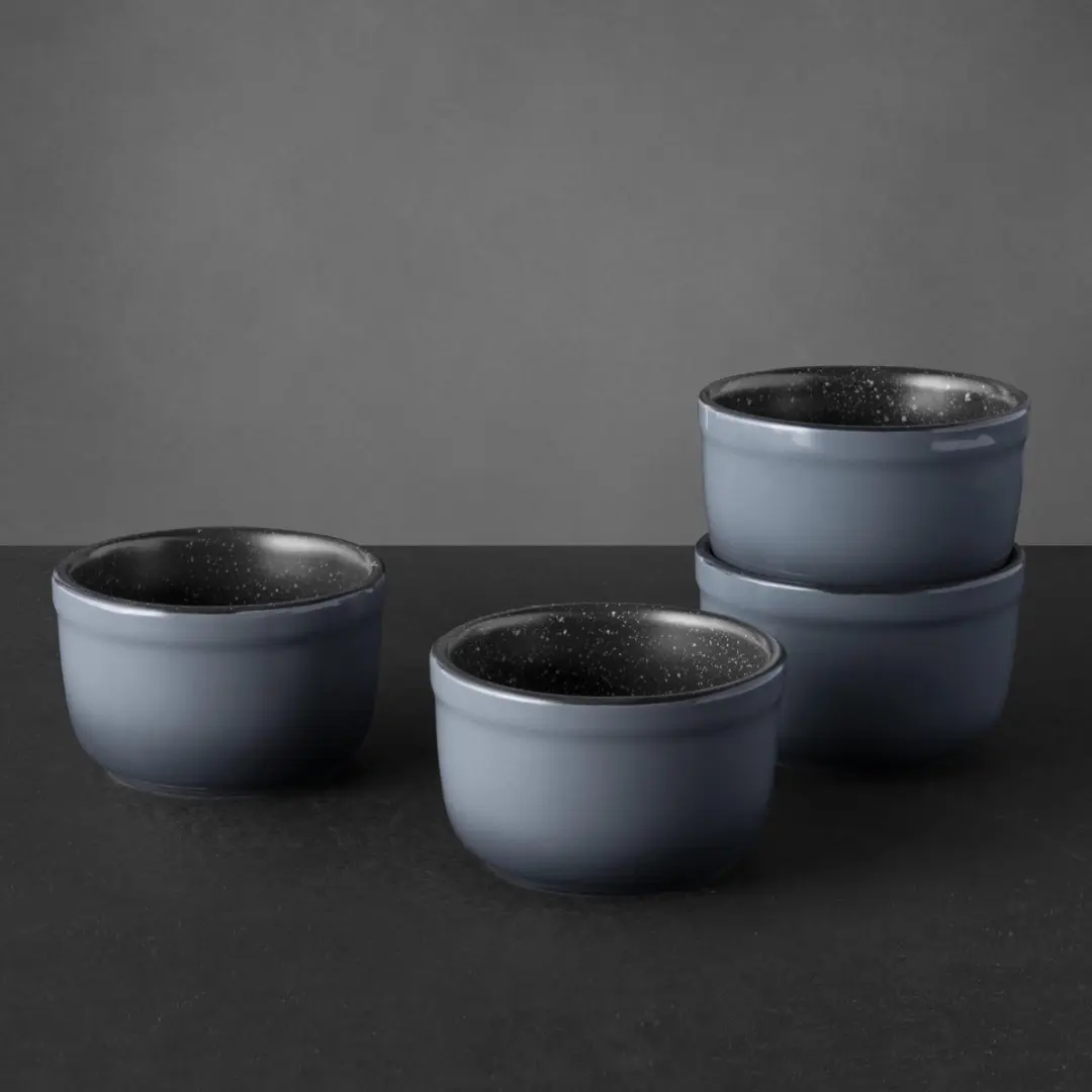BergHOFF GEM Ramekin 1697005 - 4 Stuks - 0,25L - Grijs