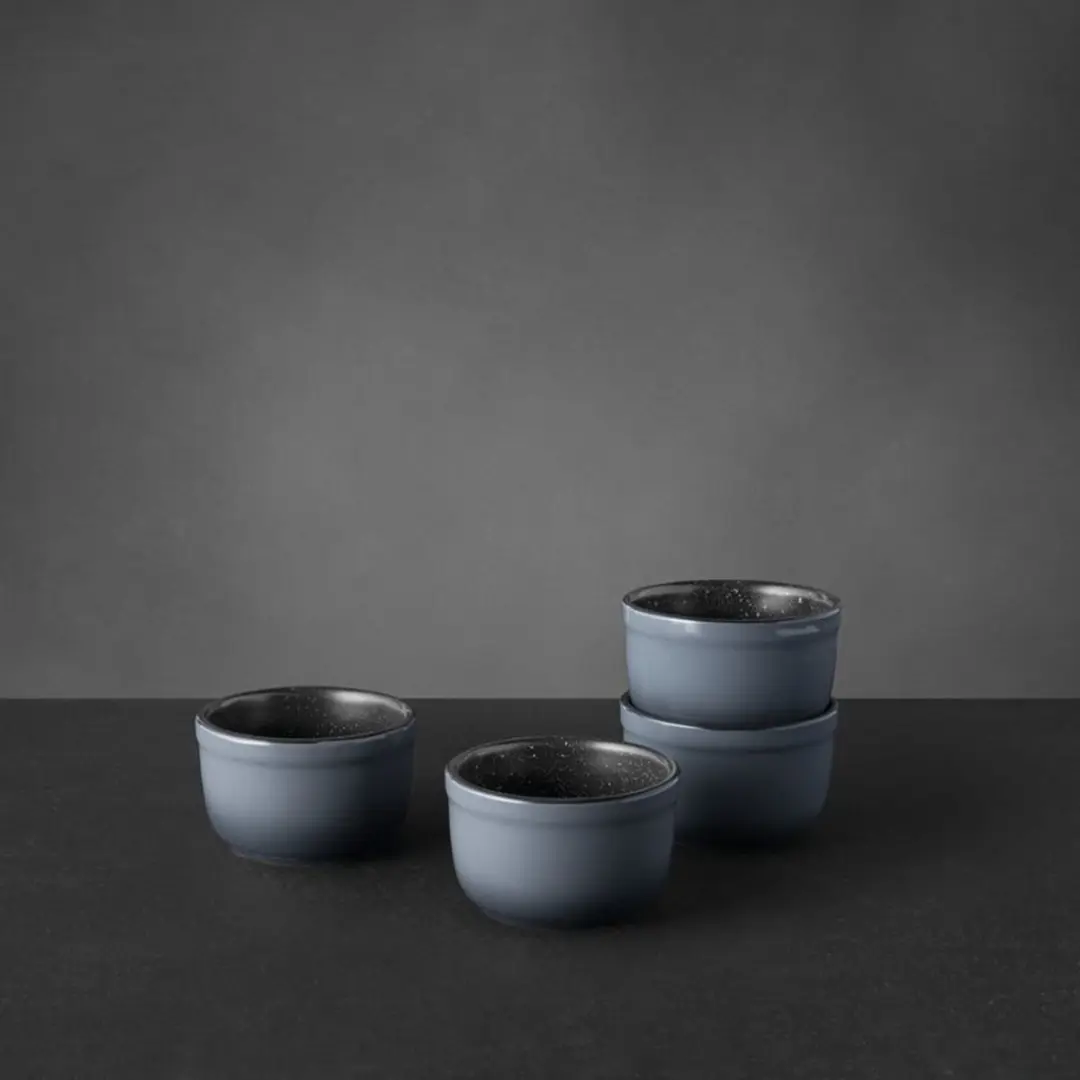 BergHOFF GEM Ramekin 1697005 - 4 Stuks - 0,25L - Grijs