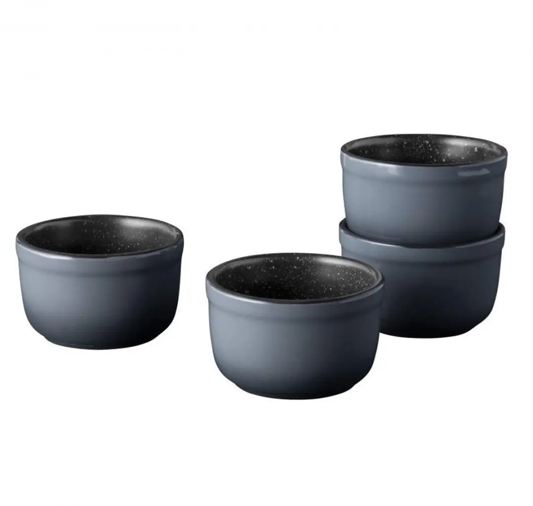 BergHOFF GEM Ramekin 1697005 - 4 Stuks - 0,25L - Grijs