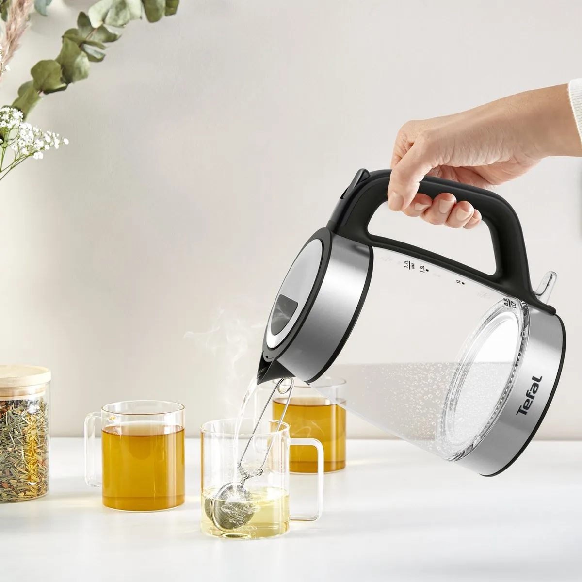 Tefal Glass KI6058 Waterkoker 1,7L - 2200W - Zwart - afbeelding 6 van 6
