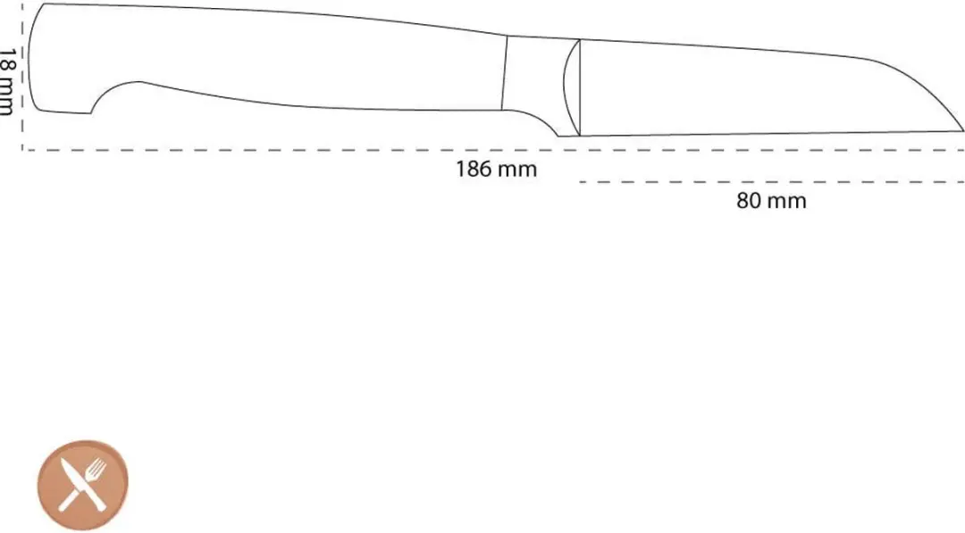 Zwilling 4 Star Groentemes 80mm - Grijs - afbeelding 6 van 6