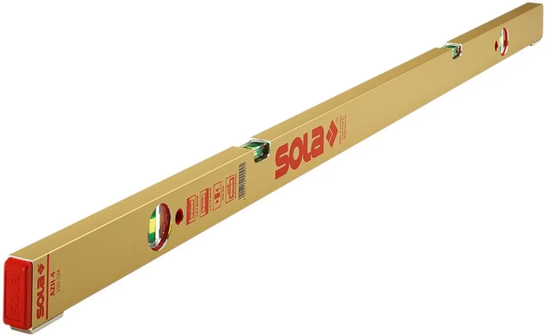 Sola Bouwwaterpas 200cm - Aluminium - 4 Libellen