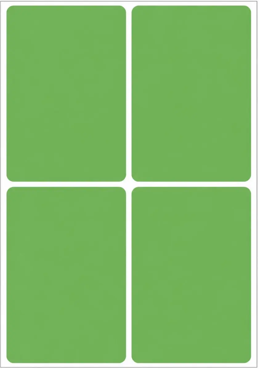 Herma Weckpotetiketten Groen 52x82mm