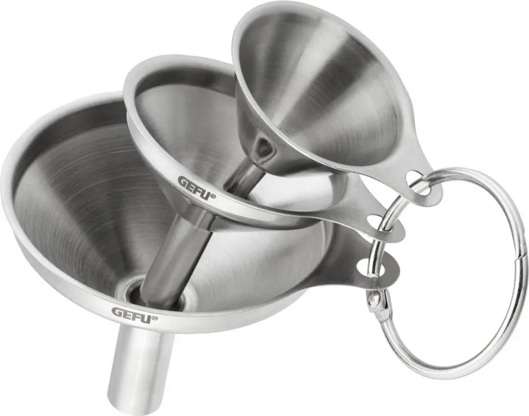 GEFU Versare Mini Trechterset 3-delig RVS