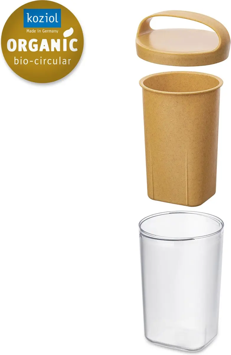 Koziol Buddy Iso Snackbox Dubbelwandig 0.7L - Bruin