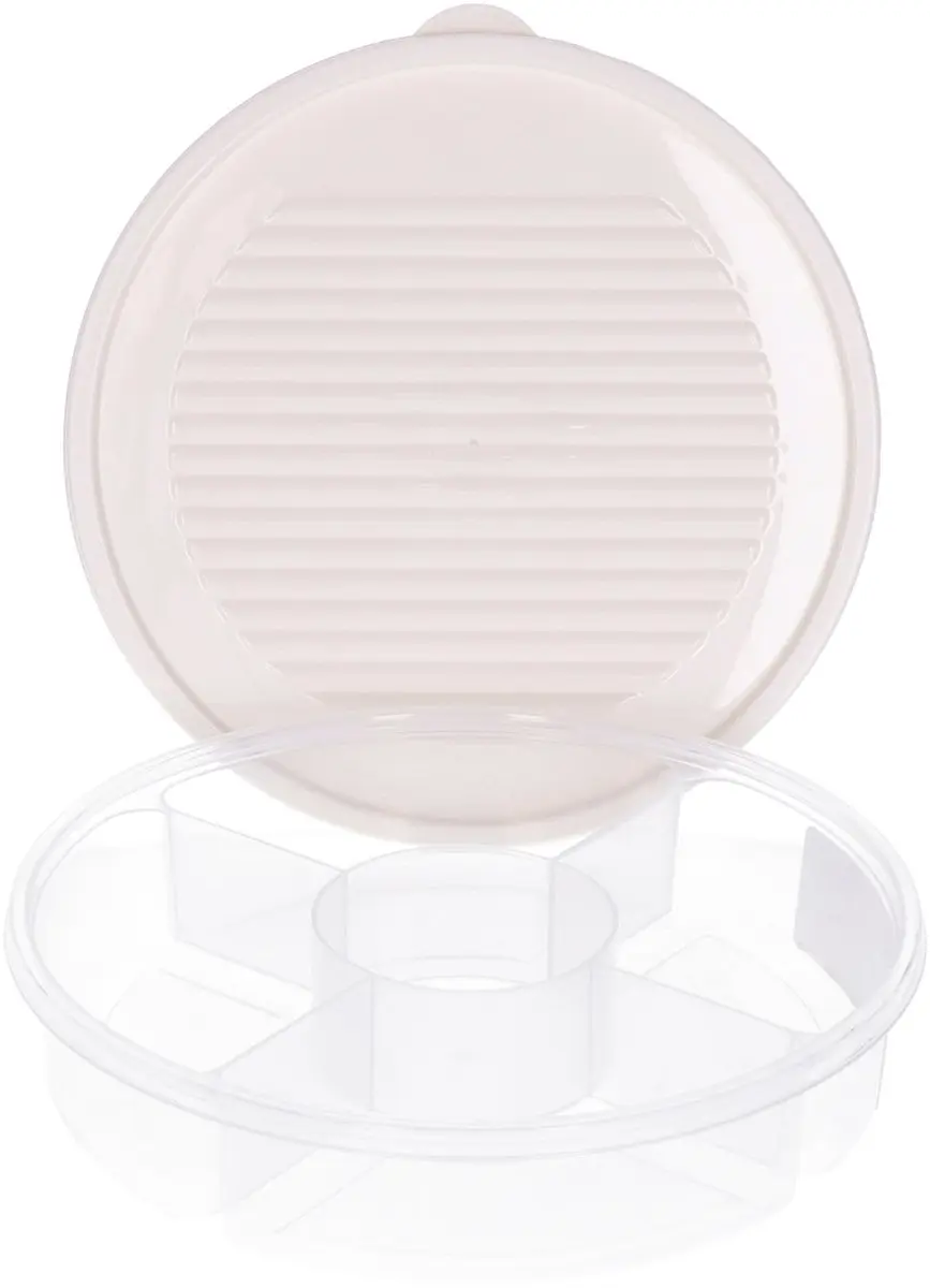 Excellent Houseware Vershoudbakje EH-1201010 - 2L - 5 Vakken - Creme