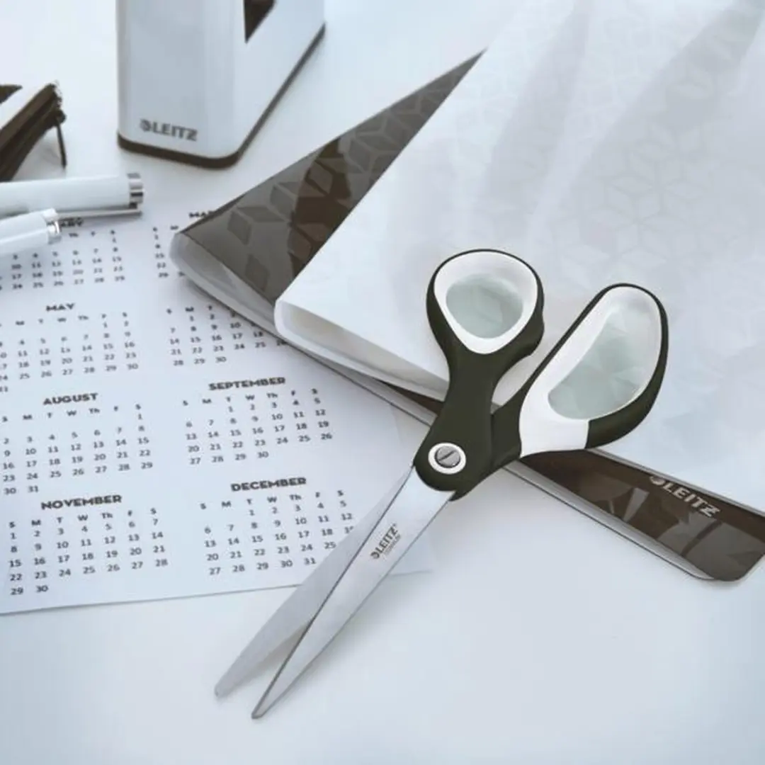 Leitz WOW Titanium Roestvrijstalen Schaar - Zwart