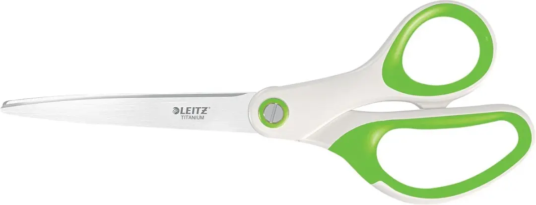 Leitz WOW Titanium Roestvrijstalen Schaar Groen