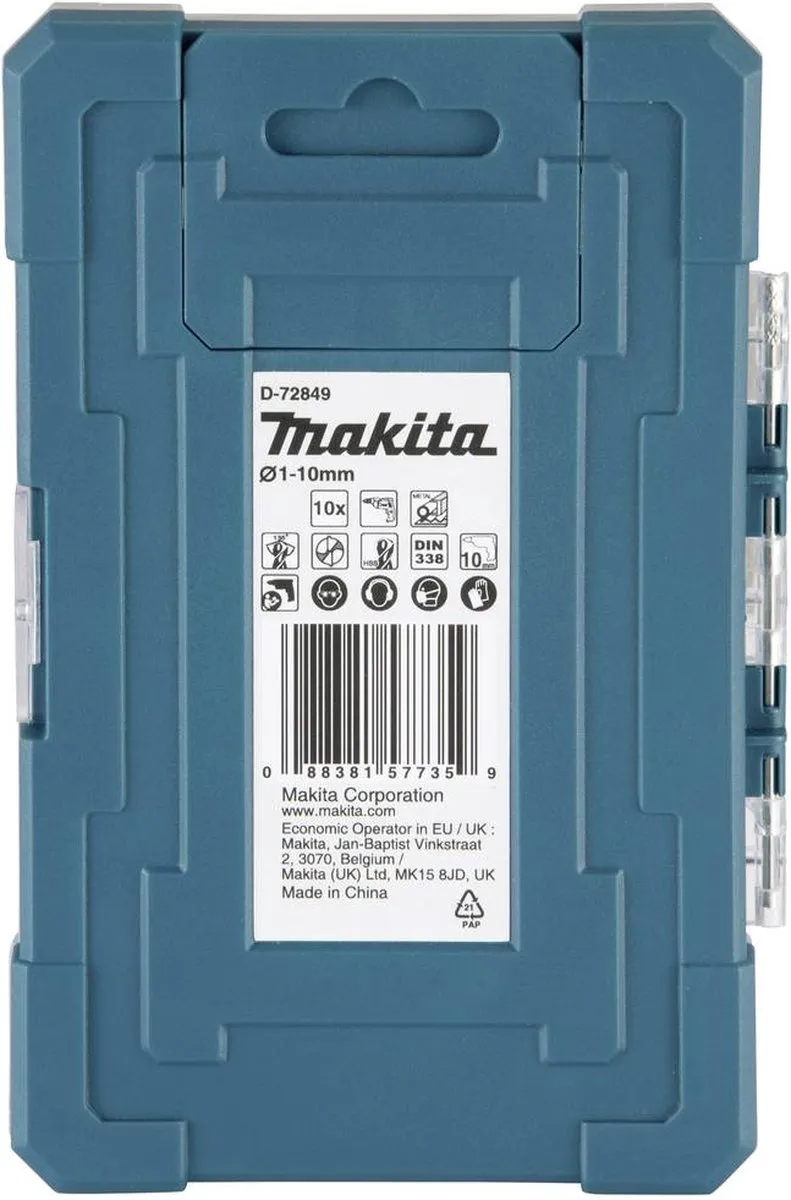Makita D-72849 Spiraalboorset