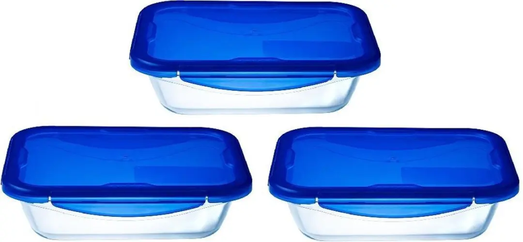 PYREX Cook & Go Lunchbox Set 3 Stuks 2,4L