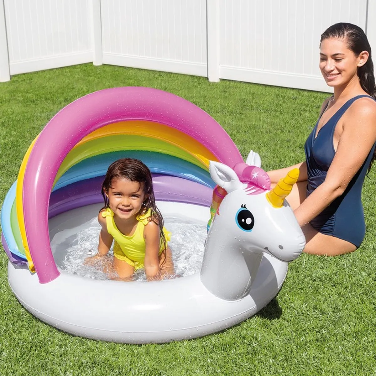 Intex Peuterbad Unicorn 127x102cm - 45L