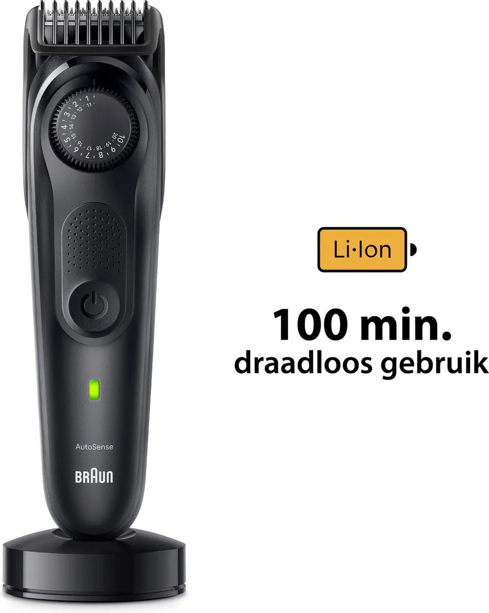 Braun Series 7 BT7440 Baardtrimmer - 100 Min Zwart