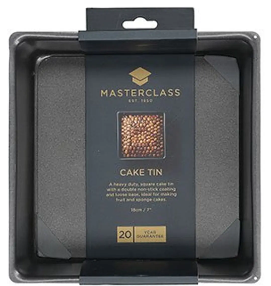 Masterclass Cakevorm 18cm - Antiaanbaklaag - Grijs