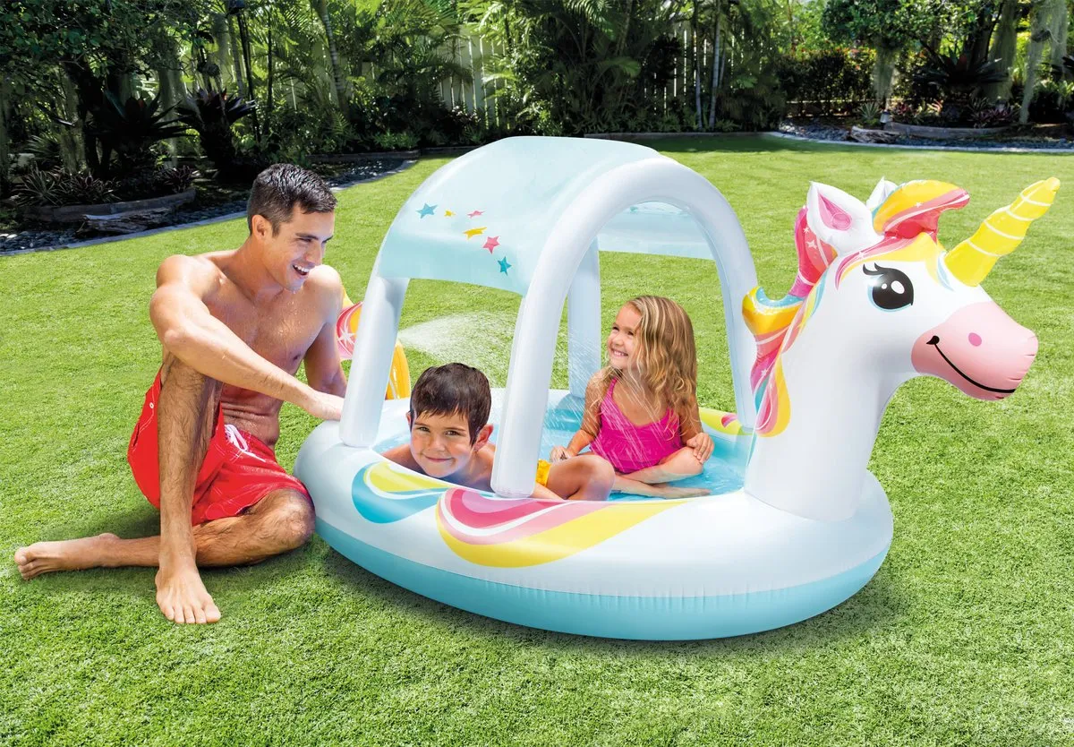 Intex Unicorn Spray Opblaaszwembad 58435NP - Ø254cm Multicolor