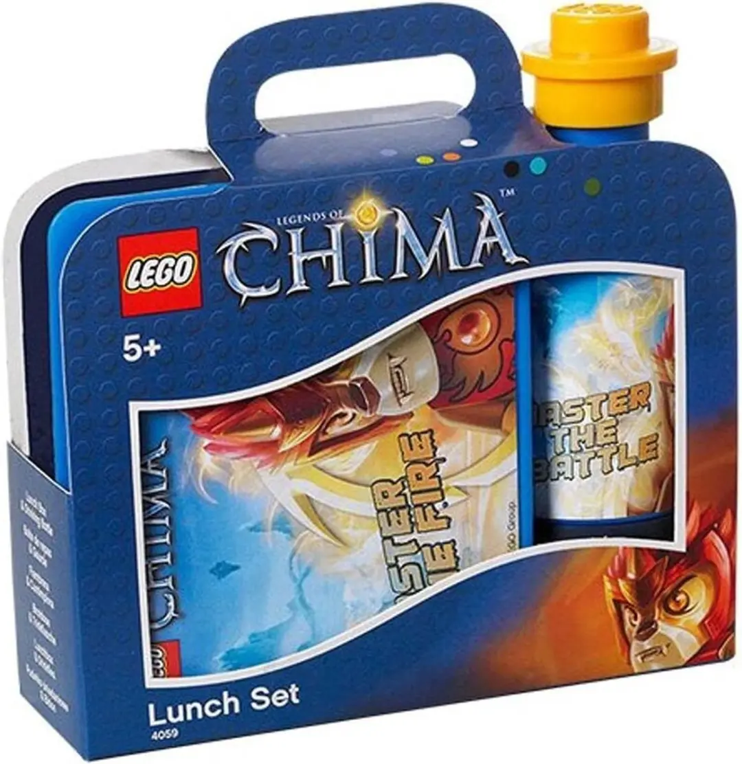 LEGO Legends of Chima Broodtrommel & Beker - Blauw