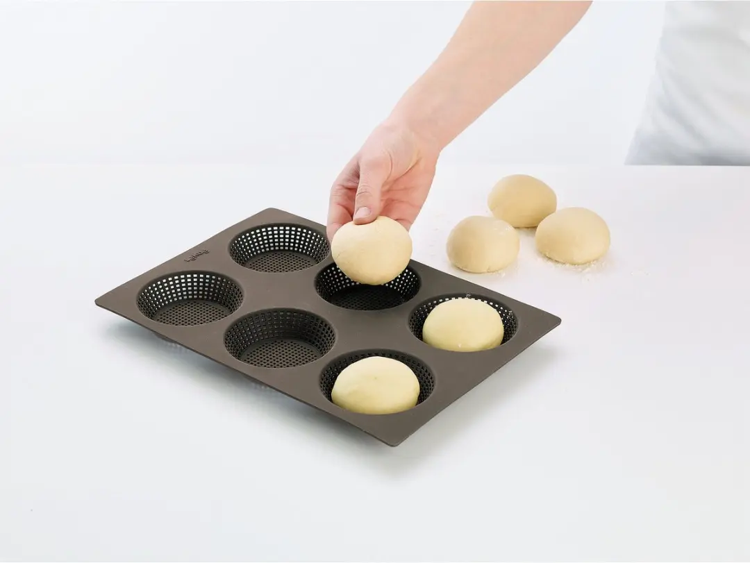 Lékué Bakvorm Broodjes Siliconen 6 Stuks