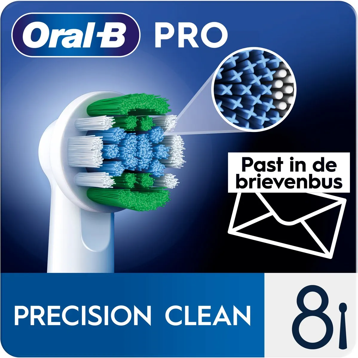 Oral-B Pro Precision Clean Opzetborstels 8 Stuks