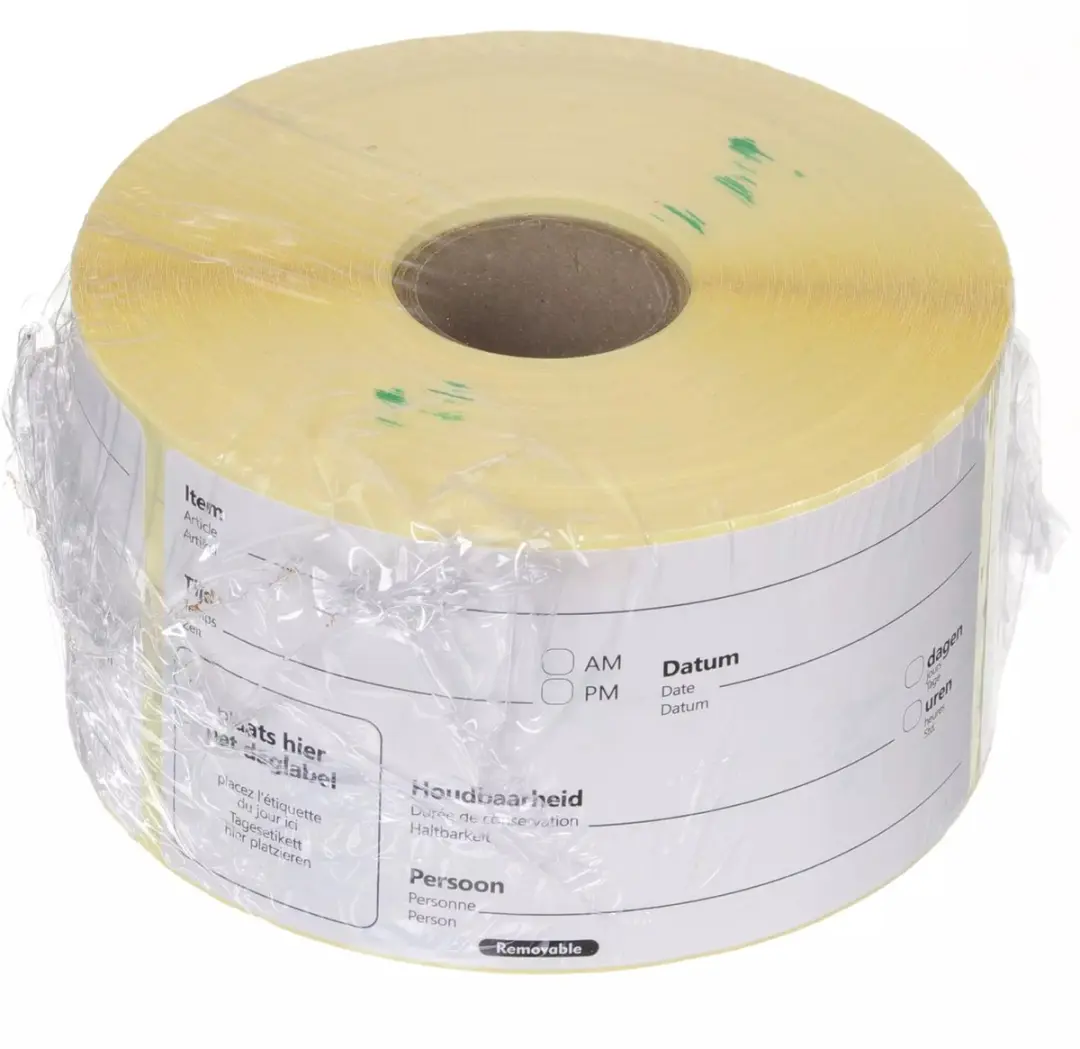 HENDI Herbruikbare Voedselstickers 100x50mm - 500 Stuks