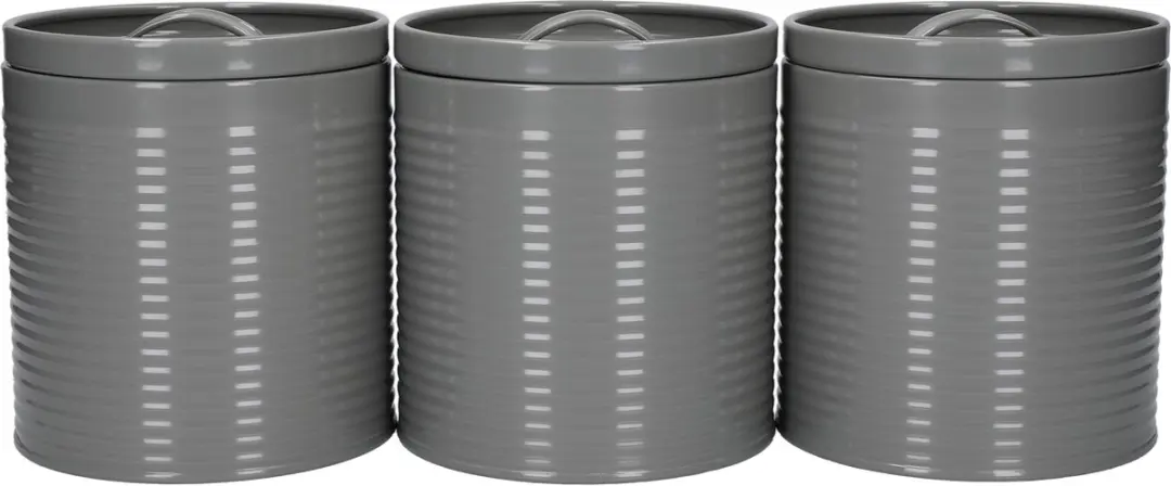 KitchenCraft 3-delige Voorraadbussen 1L