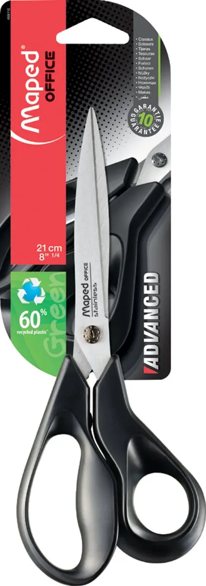 Maped Advanced Green Schaar 18cm - Zwart