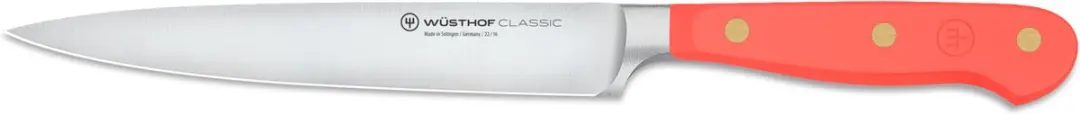 Wusthof Classic Coral Peach Vleesmes 16cm - Oranje - afbeelding 6 van 6