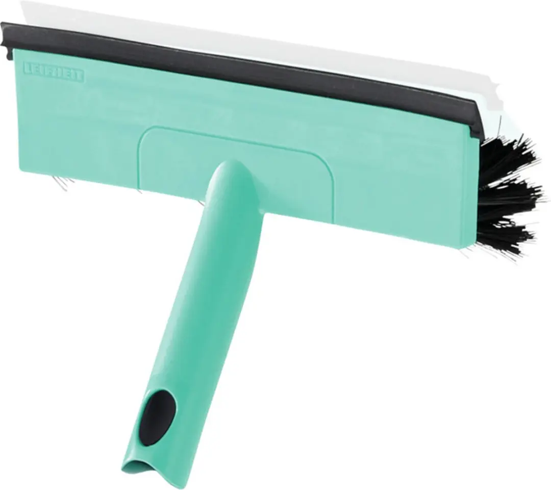Leifheit 51104 Raamwisser met Telescoopsteel 28cm - Turquoise/Grijs