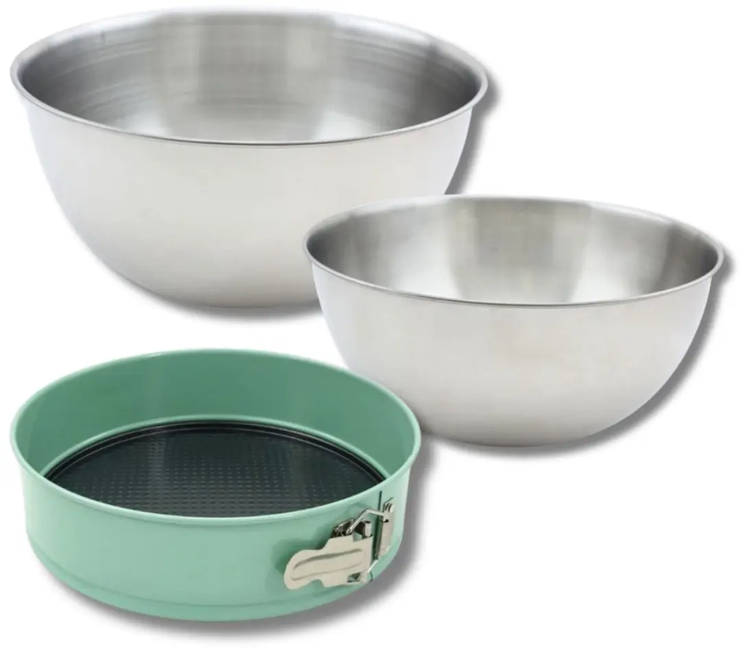 Zenker Springvorm 25cm + RVS Mengkommen