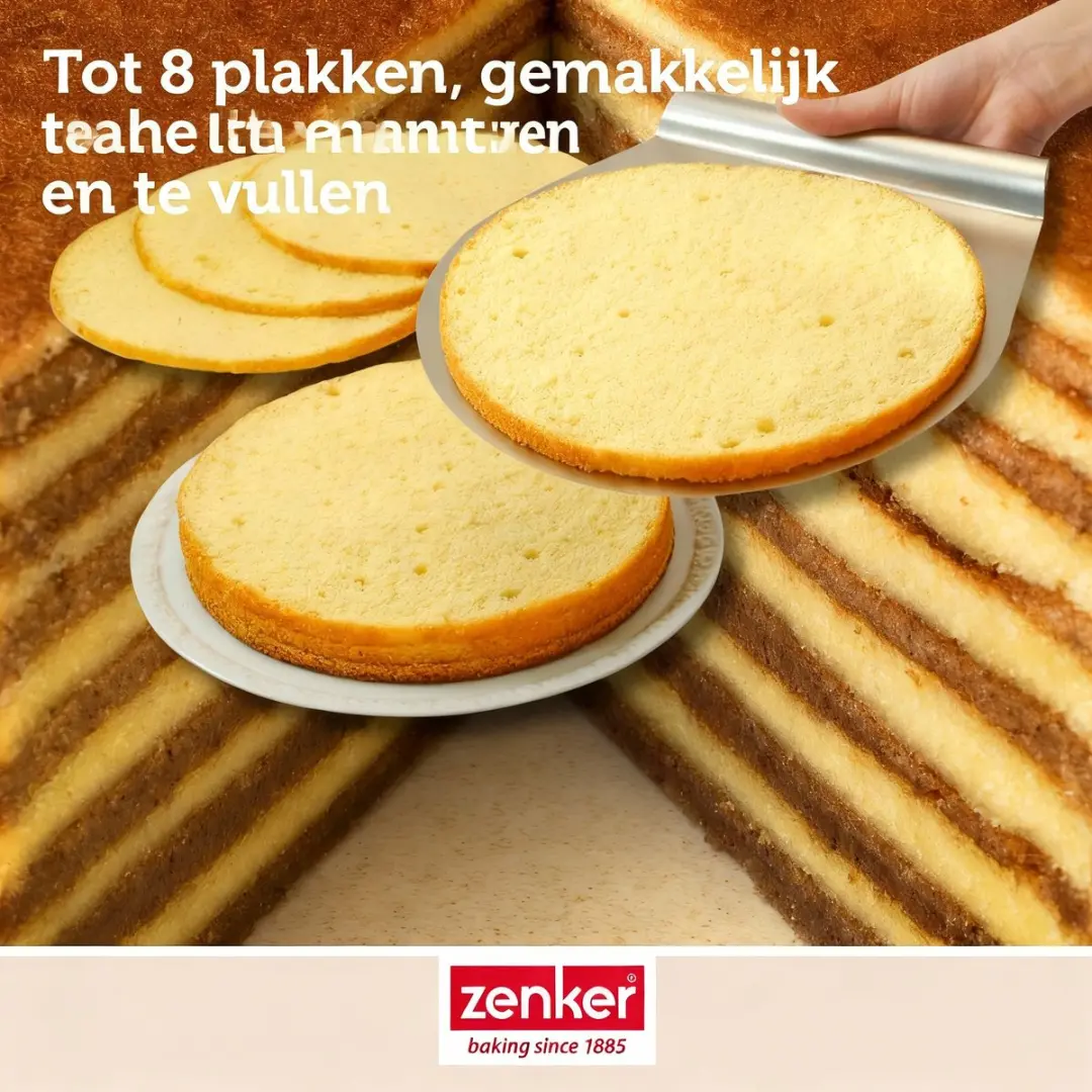 Zenker Smart Pastry Bakring 26-28cm - Grijs