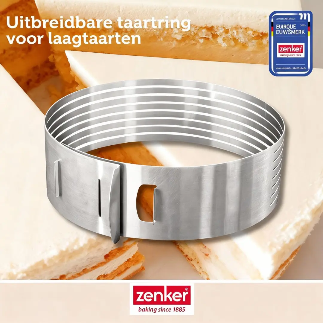 Zenker Smart Pastry Bakring 26-28cm - Grijs