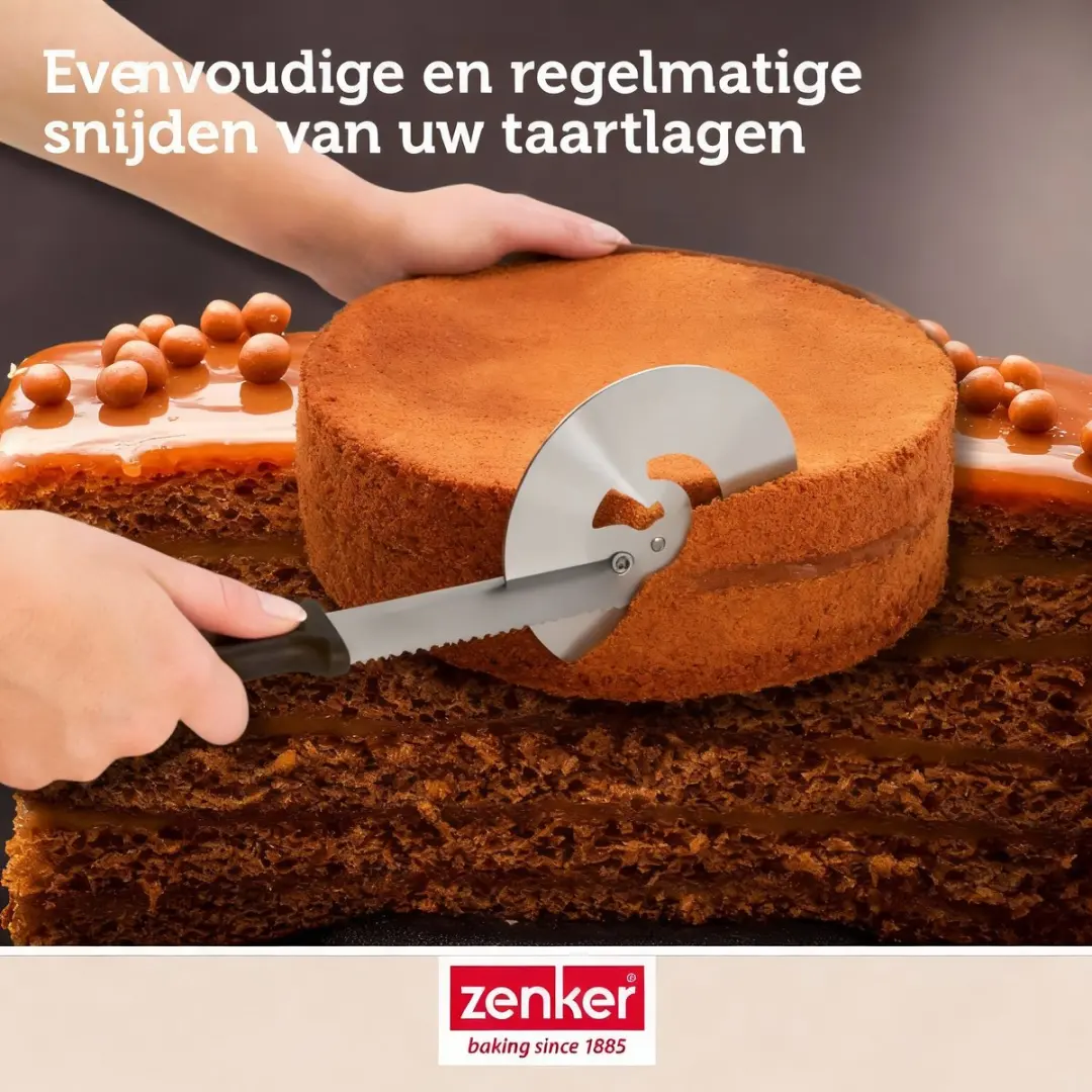 Zenker Smart Pastry Bakring 26-28cm - Grijs